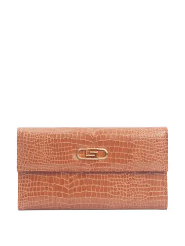 Carteira Couro Croco Whisky 76356.24