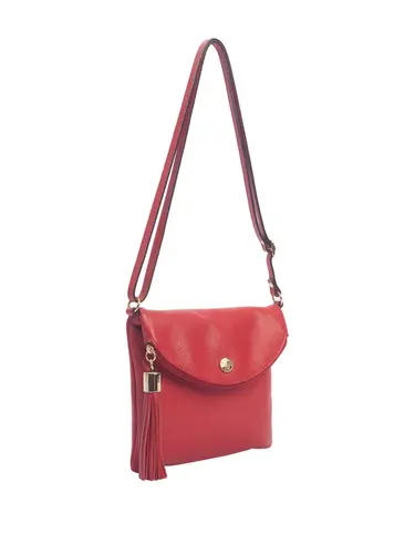 Bolsa Transversal Média Couro Rubi 70026.26