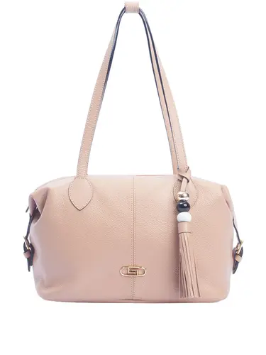 Bolsa Tiracolo Couro Nude Média 70038.26