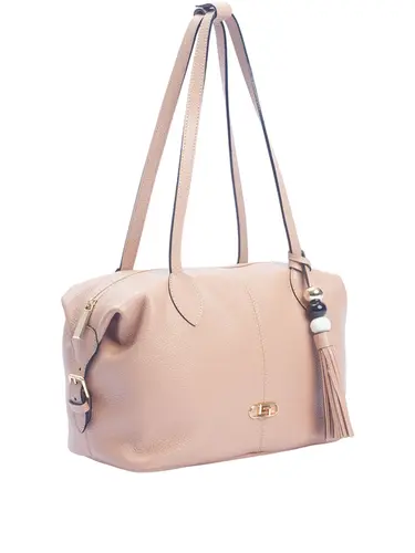 Bolsa Tiracolo Couro Nude Média 70038.26