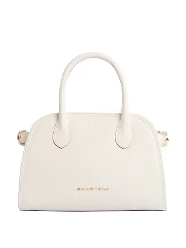 Bolsa de Mão Smartbag  Couro Croco Marfim Media 78009.25