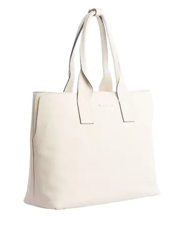 Bolsa Tiracolo Couro Marfim Grande  78025.25