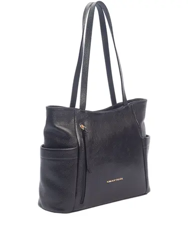 Bolsa Tiracolo Media Couro Preto 70051.26