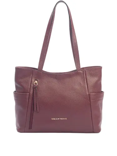 Bolsa Tiracolo Media Couro Bordo 70051.26