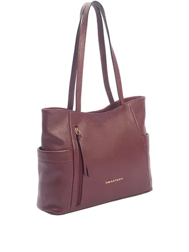 Bolsa Tiracolo Media Couro Bordo 70051.26