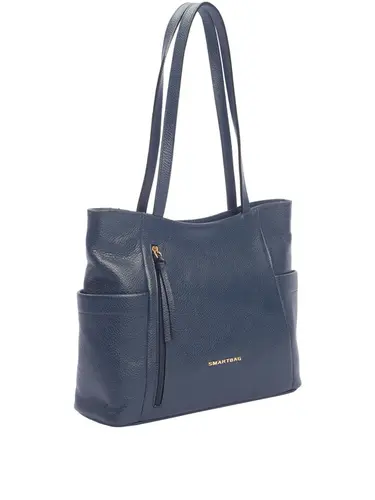 Bolsa Tiracolo Media Couro Marinho 70051.26