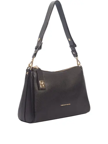 Bolsa Tiracolo Media Couro Preto 70056.26