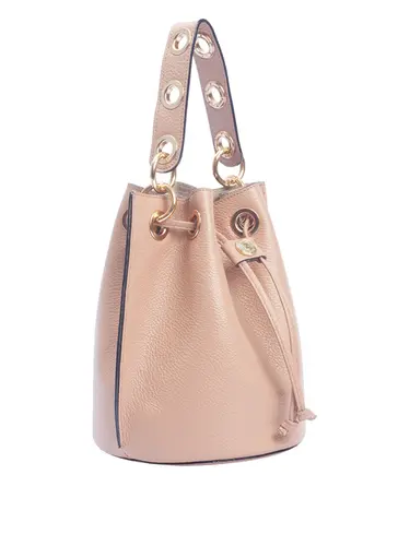 Bolsa de Mão Média Couro Nude 70040.26