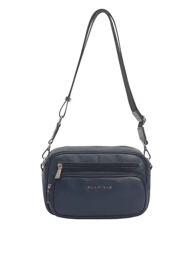 Bolsa Transversal Média Couro Marinho 70076.26