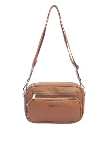 Bolsa Transversal Média Couro Caramelo 70076.26