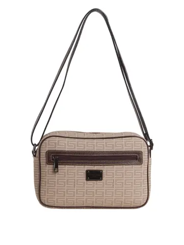 Bolsa Transversal Média Monograma Nude/Marrom 85030.25
