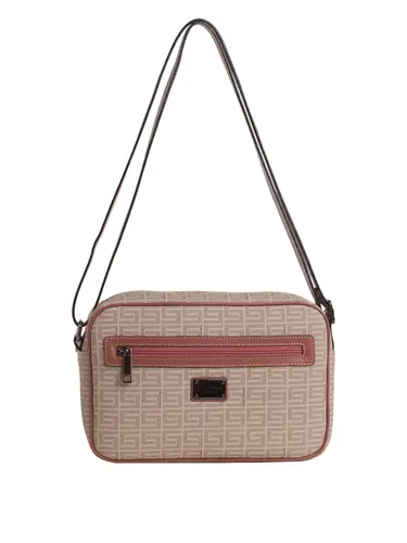 Bolsa Transversal Média Monograma Nude/Rose 85030.25