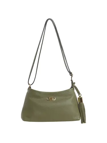 Bolsa Transversal Pequena Couro Militar 79086.26
