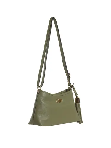 Bolsa Transversal Pequena Couro Militar 79086.26