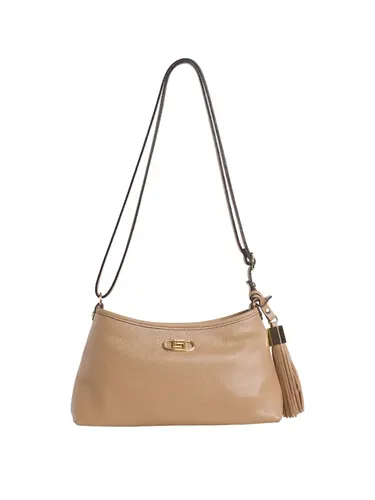 Bolsa Transversal Pequena Couro Blush 79086.26