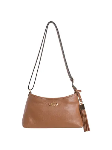 Bolsa Transversal Pequena Couro Caramelo 79086.26