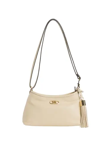 Bolsa Transversal Pequena Couro Manteiga 79086.26