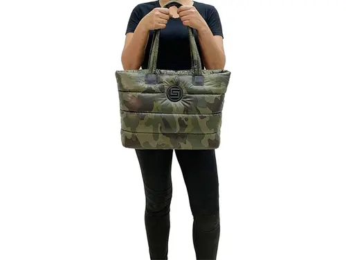 Bolsa Tiracolo Grande Nylon Camuflado - 88010.23