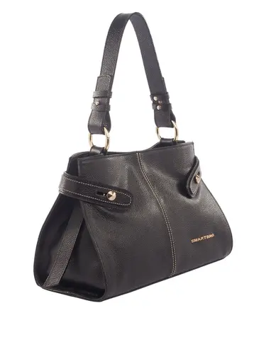 Bolsa Tiracolo Média Couro Preto 71054.27
