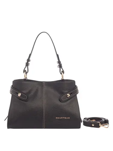 Bolsa Tiracolo Média Couro Preto 71054.27