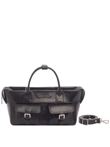 Bolsa de Mão Média Couro Preto 71067.27