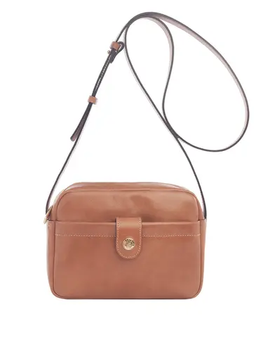 Bolsa Transversal Pequena Couro Caramelo 71026.27