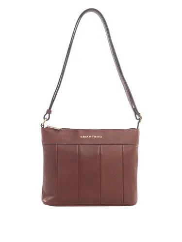 Bolsa Transversal Média Couro Toffee 71007.27