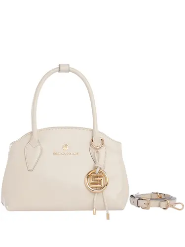 Bolsa Tiracolo Média Couro Marfim 71051.27
