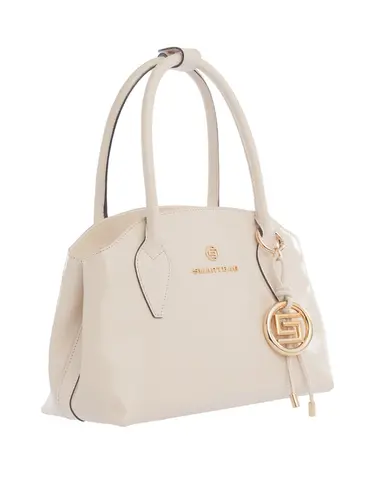 Bolsa Tiracolo Média Couro Marfim 71051.27