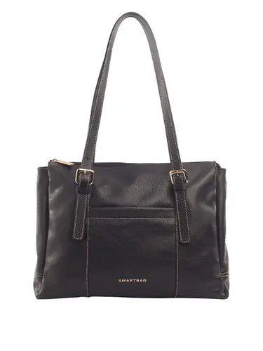 Bolsa Tiracolo Média Couro Preto 71024.27