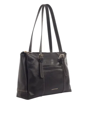 Bolsa Tiracolo Média Couro Preto 71024.27
