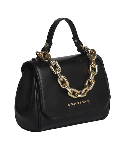 Bolsa de Mão Pequena Couro Preto  73067.23