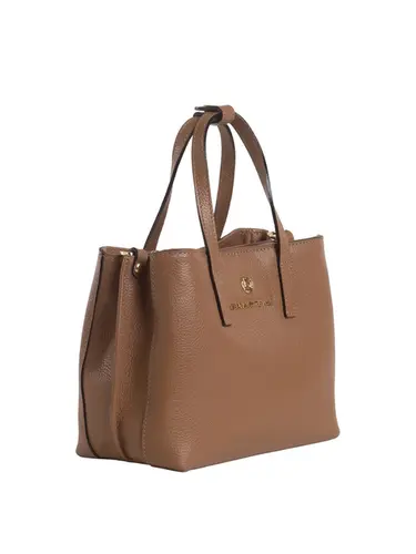 Bolsa de Mão Média Couro Caramelo 79085.26