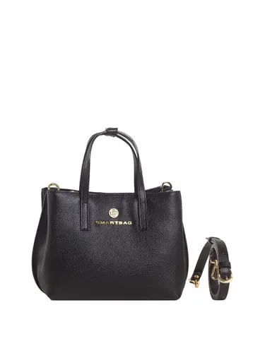 Bolsa de Mão Média Couro Preto 79085.26