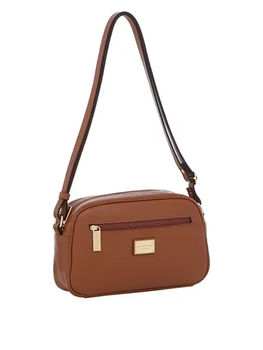 Bolsa Transversal Couro Avelã Media 75194.24